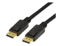 LogiLink - DisplayPort cable - DisplayPort (M) latched to DisplayPort (M) latched - DisplayPort 1.4 - 2 m - 4K support, 8K support - black 