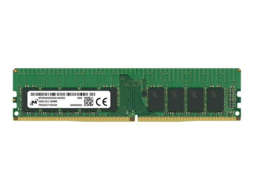 Server Memory Module|MICRON|DDR4|16GB|UDIMM/ECC|3200 MHz|CL 22|1.2 V|MTA9ASF2G72AZ-3G2R