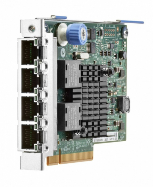 HPE 366FLR - Network adapter - PCIe 2.1 x4 - Gigabit Ethernet x 4 - for ProLiant DL325 Gen10, DL380 Gen10, DL385 Gen10, DL388 Gen10, DX560 Gen10, XL170r Gen10 