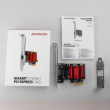 AXAGON PCIe Adapter PCEE-GIX Gigabit Ethernet Intel i210-AT, PXE, w. SP & LP