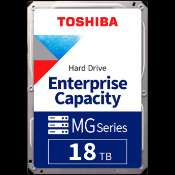 HDD Server TOSHIBA MG09 18TB MAMR 512e, 3.5'', 512MB, 7200RPM, SATA, SKU: HDEPZ10GEA51F