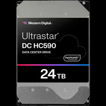 HDD Server WD/HGST ULTRASTAR DC HC590 (3.5’’, 24TB, 512MB, 7200RPM, SATA 6Gb/s, 512E SE NP3) SKU: 0F65684