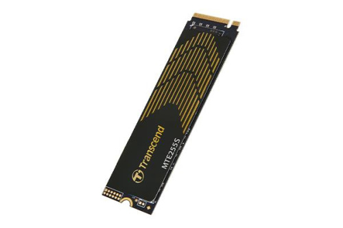 SSD|TRANSCEND|1TB|PCIe Gen4|NVMe|NAND flash technology 3D NAND|Write speed 5200 MBytes/sec|Read speed 7400 MBytes/sec|Form Factor M.2|TBW 600 TB|MTBF 200000 hours|TS1TMTE255S