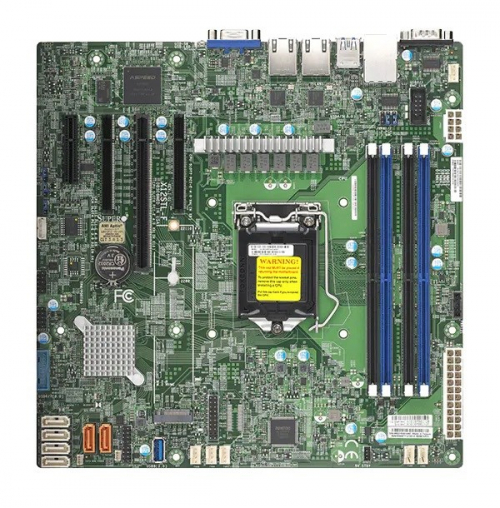 Emaplaat SUPERMICRO X12STL-F Intel Xeon E-2300 C252 LGA-1200 (Socket H5) micro ATX (MBD-X12STL-F-B) Bulk