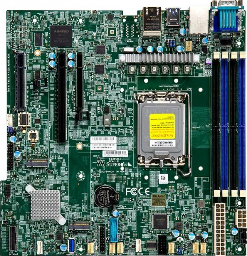 Emaplaat SUPERMICRO X13SCH-F Intel Xeon E-2400 C266 LGA-1700 (Socket V0) micro ATX (MBD-X13SCH-F-O)