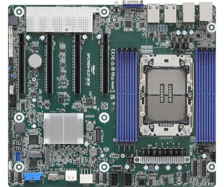 ASRock Emaplaat SPC741D8-2L2T/BCM 1x LGA4677 Intel Xeon Scalable 4/5gen C741 (8xDIMM, NVMe, 2x10GbE, 2xGbE, IPMI)