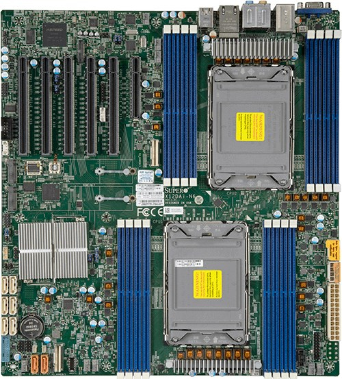 Supermicro MBD-X12DAI-N6-B Emaplaat Intel C621A LGA 4189 Extended ATX