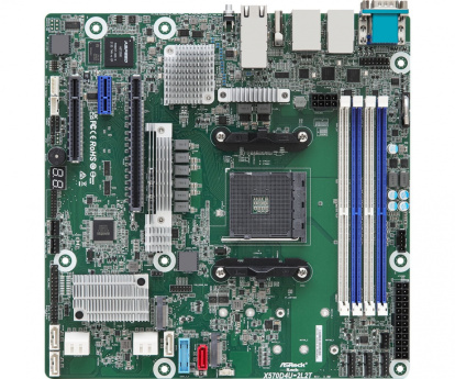 Asrock X570D4U-2L2T/BCM Motherboard AMD X570 Socket AM4 micro ATX