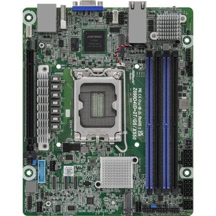 ASRock Mainboard Z690D4ID-2T/G5/X550 mini-ITX Sockel 1700 DDR5-only Single