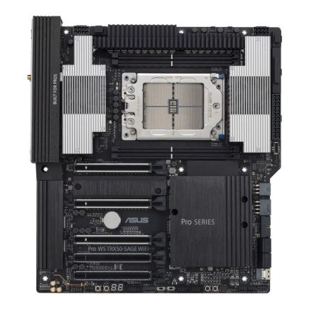 ASUS Pro WS TRX50-SAGE WIFI AMD TRX50 Socket sTR5 SSI CEB Emaplaat for workstations