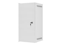 LANBERG Rack cabinet 10inch wall mount 12U 280x310 grey with metal door flat pack