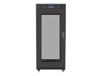 LANBERG free standing rack 19inch cabinet 15U 800x1000 mesh door LCD flat pack black