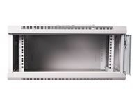 DIGITUS DN-W19 06U/450 DIGITUS Wallmount cabinet 6U, 600x450mm, grey RAL 7035