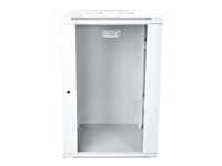 DIGITUS DN-W19 18U/600 DIGITUS Wallmount cabinet 18U, 600x600mm, grey RAL 7035