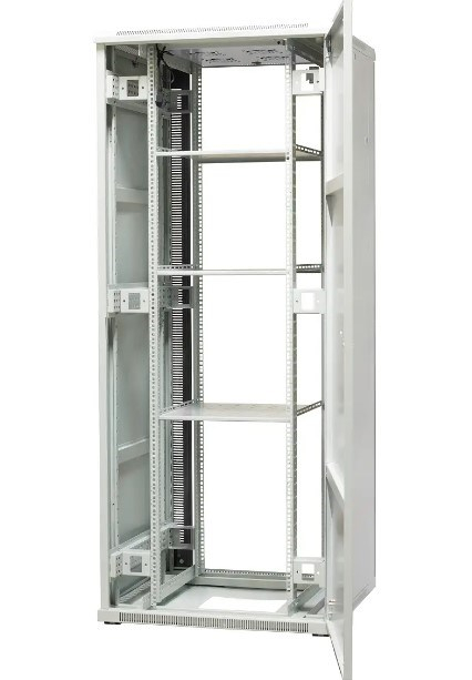 EMITERNET Free-standing frame cabinet EmiterNet Top, 42U, front door sheet metal/glass, 800x800x1980mm (width/depth/height) EM/SH05D-8842