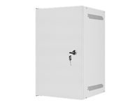 LANBERG Rack cabinet 10inch wall mount 9U 280x310 grey with metal door flat pack
