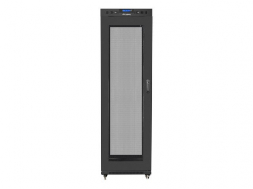 Lanberg Installation cabinet rack 19 42U 600x800 black, perforated lcd door (flat pack)