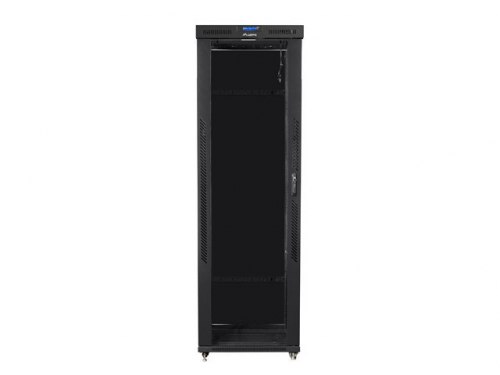 Lanberg Installation cabinet rack 19 47U 800x1000 black, glass door LCD (Flat pack)