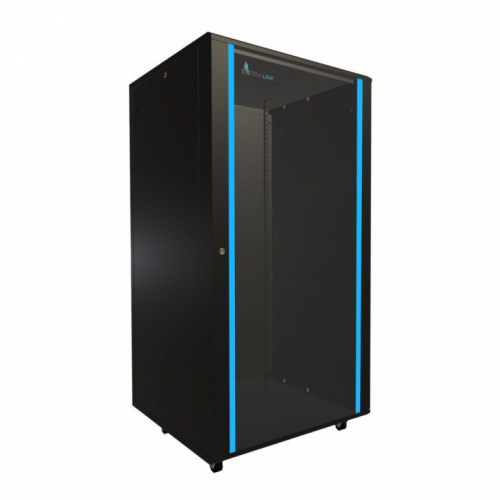 Extralink Rack cabinet 32U 800x800mm black standing
