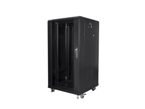 Lanberg Free standing cabinet 19 inches 22U 600X600mm black