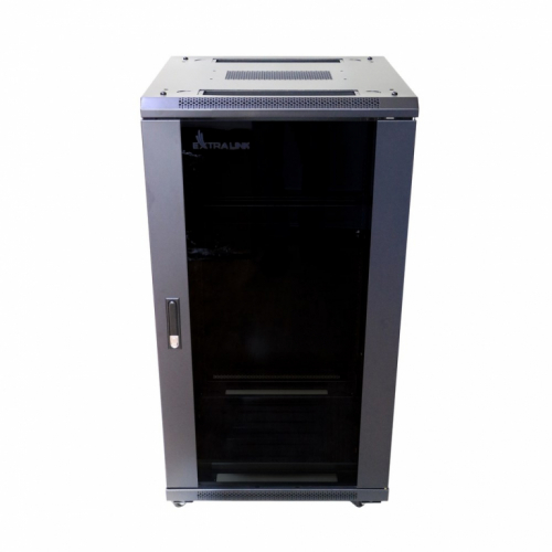 Extralink Rackmount cabinet 22U 600x800 Black standing