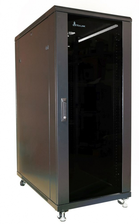 Extralink Rackmount cabinet 32U 600x1000 Black standing