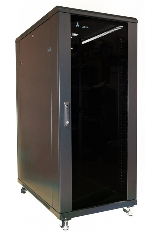 Extralink Rackmount cabinet 37U 600x1000 Black standing