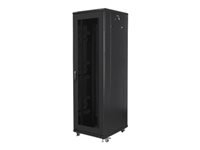 LANBERG rack cabinet 19inch free-standing 42U/600x800 flat pack with mesh door black