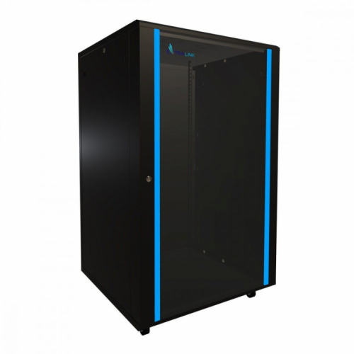 Extralink Rack cabinet 27U 800x800mm black standing