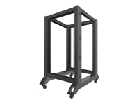 LANBERG Open rack 18U 600x800 black