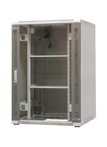 EMITERNET Free-standing frame cabinet EmiterNet Top, 24U, front door sheet metal/glass, 800x800x1180mm (width/depth/height) EM/SH05D-8824