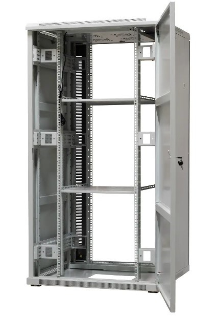 EMITERNET Free-standing frame cabinet EmiterNet Top, 32U, front door sheet metal/glass, 800x800x1540mm (width/depth/height) EM/SH05D-8832