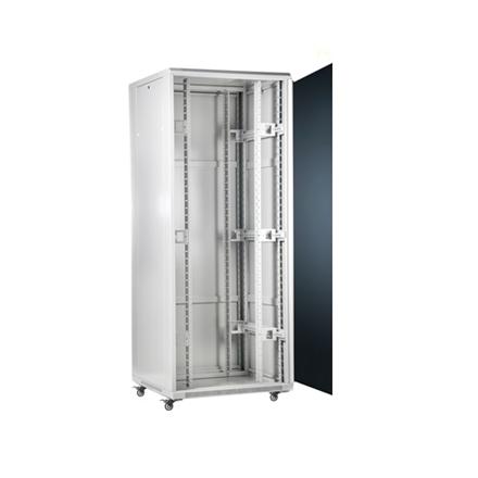 SOMI Networks | 42U, 19″ Freestanding Cabinet | 42U-80/80NACP | Gray | Max Load 800kg; Removable and Lockable Side Panels; Perforated Metal Doors; Unassembled | Depth: 80 cm 42U-80/80NACP