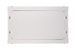 Extralink Wall cabinet rack 6U 600x450 gray glass door