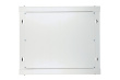 Extralink Wall cabinet rack 9U 600x600 gray glass door