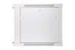 Extralink Wall cabinet rack 9U 600x600 gray glass door