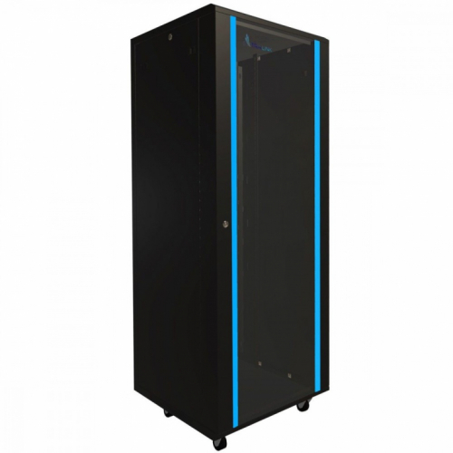 Extralink Rack cabinet 37U 600x600mm black standing