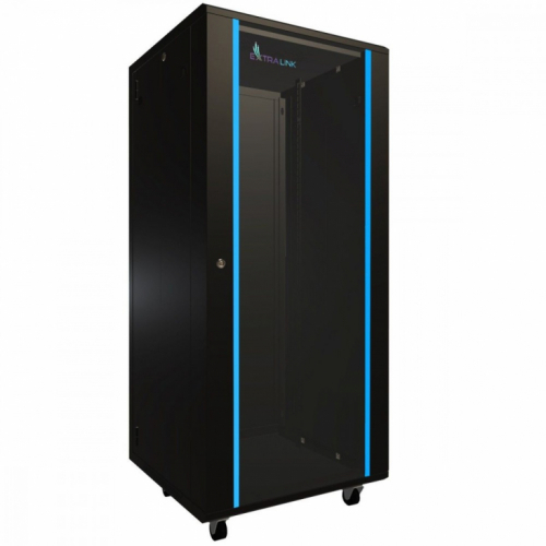 Extralink Rack cabinet 27 inches 600x600 black standing