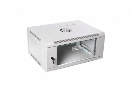 Digitus DN-W19 06U/450 rack cabinet 6U Wall mounted rack Light grey