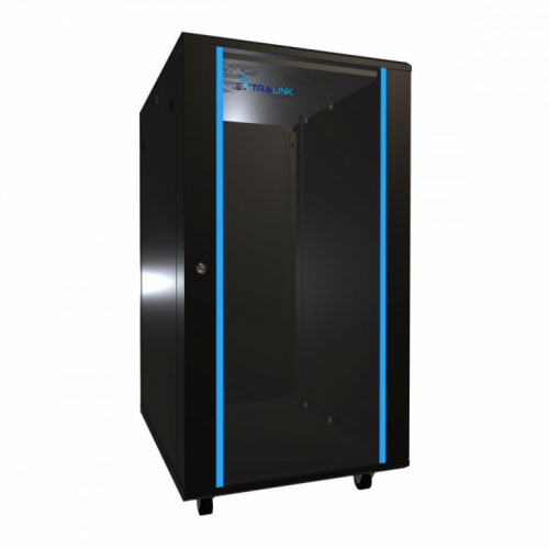 Extralink Rack cabinet 22U 600x800 black standing