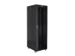 Lanberg Installation cabinet rack 19 42U 800x800 black, glass door LCD (Flat pack)