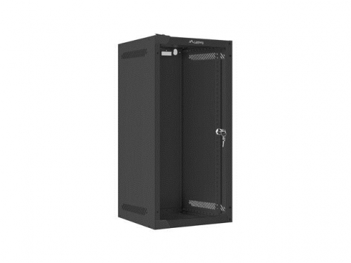 Lanberg WF10-2312-10B rack cabinet 12U Wall mounted rack Black