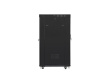 Lanberg Free-standing cabinet 19 inches 22U 800x1000 glass doors LCD (flat pack) V2 black