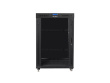 Lanberg Free-standing cabinet 19 inches 22U 800x1000 glass doors LCD (flat pack) V2 black