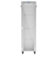 Lanberg Szafa stojąca rack 19 42U 600x800 szara drzwi szklane flack pack