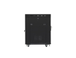 Lanberg Installation cabinet rack 19 15U 600x800 black, glass door lcd (flat pack)