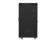 Lanberg Installation cabinet rack 19 27U 600x800 black, glass door lcd (flat pack)