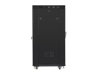 Lanberg Installation cabinet rack 19 27U 600x800 black, glass door lcd (flat pack)