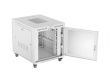 Lanberg Free-standing installation rack cabinet 19 inches 15U 800x1000 perforated doors LCD gray (Flat pack)