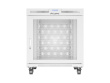 Lanberg Free-standing installation rack cabinet 19 inches 15U 800x1000 perforated doors LCD gray (Flat pack)